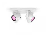 Spot LED RGB Cvadruplu Philips Hue Argenta, Bluetooth, 4xGU10, 4x5.7W