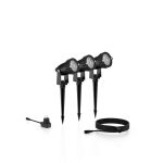 Kit 3 Spoturi LED pentru exterior cu spike Philips CAPER - imagine 2