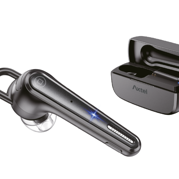 Casti In-ear AXTEL BT25, Wireless, Noise-canceling, Negru