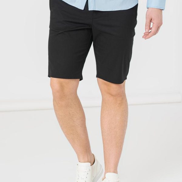PANTALONI SCURT CASUAL BARBATI BLACK S