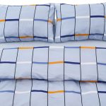 Lenjerie kingsize, bumbac,132 TC, Luna - imagine 3