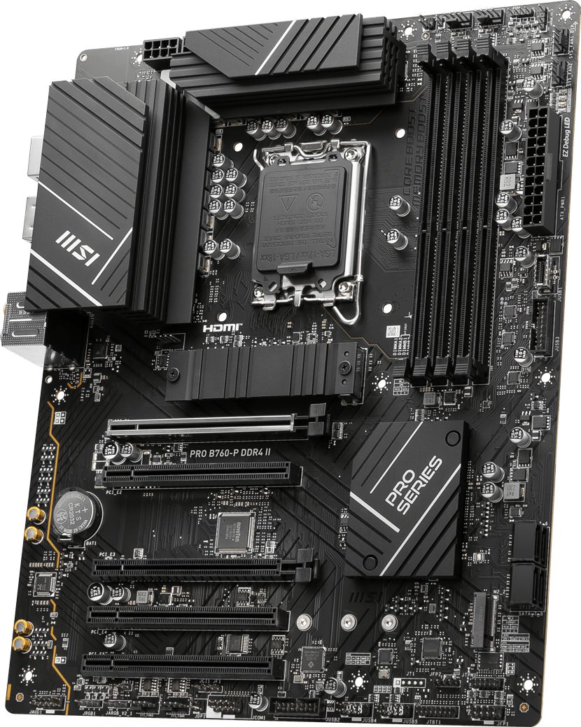 overlay_2fb3ec5c7aca86448e67a3fb5b96f5cc.png Placa de baza MSI PRO B760-P DDR4 II, Socket 1700, - imagine 1