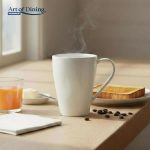SET 6 CANI OPAL ALB 380 ML, AIDA, ART OF - imagine 2