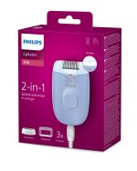 Epilator cu fir PHILIPS Seria 4000 BRE247/00, 2 viteze, 4 - imagine 4