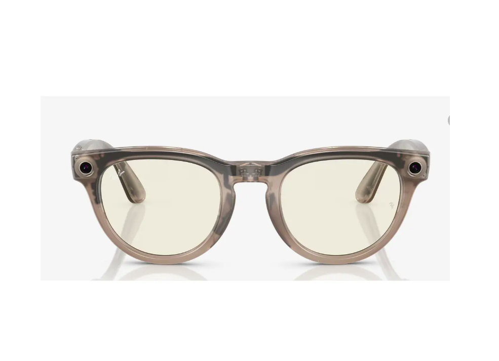 overlay_30ba3c918dac5a0536eb4b1ccab76db1.png RayBan Meta Headliner Shiny Warm Stone/Dark Green Transitions - imagine 1