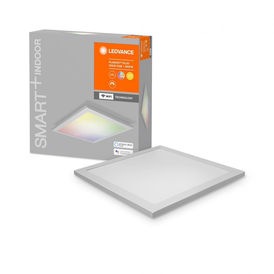 overlay_30c37bdc5f17d39d6e4df79f738981a3.jpg Panou LED RGB inteligent Ledvance SMART+ Wifi PLANON 300, 20W, - imagine 1