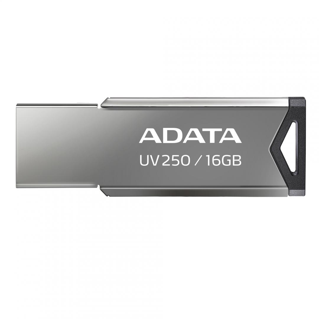 overlay_30e5f5d367bd75e1fa473dd9acc52f6d.jpg Memorie USB ADATA UV250 16 GB, USB 2.0, Argintiu - imagine 1