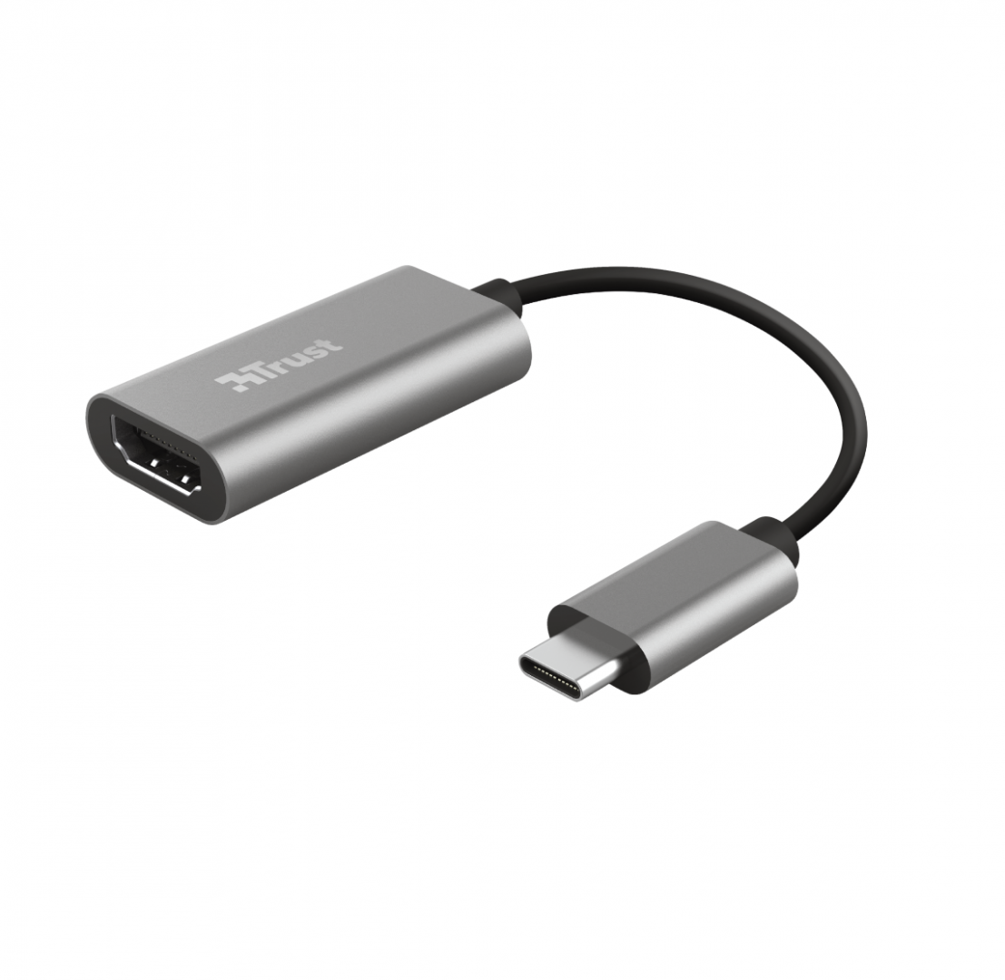 overlay_318f2181adf1ae4061bb5958c9e8c559.png Hub USB Trust Dalyx, USB-C, 1 port, HDMI, Argintiu - imagine 1