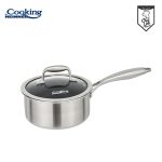 CASEROLA CU CAPAC, 16x8.5 CM, 1.6 L, TITANIUM3, COOKING BY