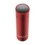 TERMOS INOX 450 ML, CU INDICATOR LED PENTRU TEMPERATURA, ROSU,