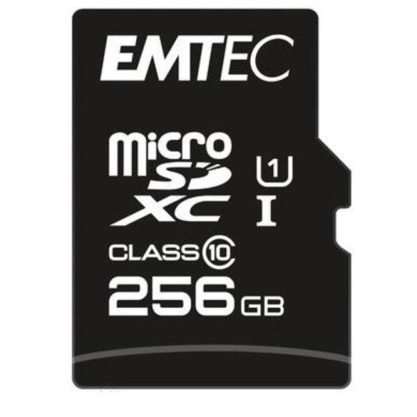 Card de Memorie MicroSDHC EMTEC, 256GB, CLASS 10 UHS-I
