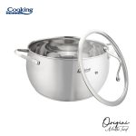 SEMIOALA INOX+CAPAC 24X13.5 CM, 6L, NICOLAI TAND, ORIGINI, COOKING BY - imagine 2