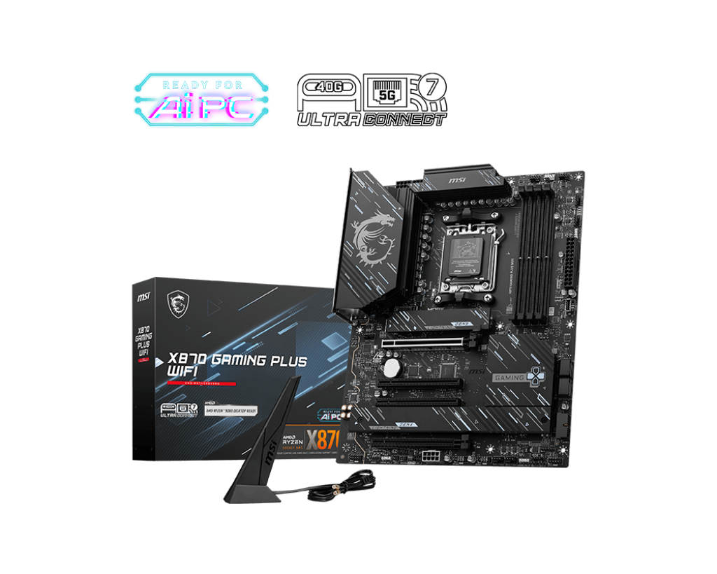 overlay_3272a585c524a2f02f223f5c895dbeba.png Placa de baza MSI X870 GAMING PLUS WIFI, Socket AM5, - imagine 1