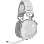 Casti Gaming Head-band CORSAIR HS80 RGB, Wireless, Alb