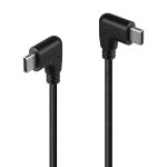 Cablu Lindy USB C 2 x 90°, lungime 1m, putere - imagine 3