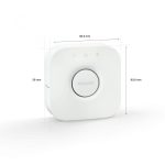 Consola Hue bridge (hub) wireless Philips Hue, Zigbee, compatibil cugamaHue, - imagine 4