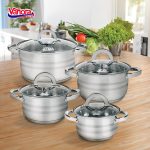 SET GATIT DIN INOX 8 PIESE, MEDINA, VANORA HOME - imagine 2