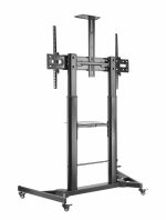 Stand TV mobil Serioux ajustabil TV03H-610TW, dimensiuni: 1350x683x2281mm, compatibilitate - imagine 3