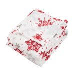 PATURA  FLEECE  200X220 CM XMS STARS - imagine 2