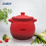 OALA CERAMICA CU CAPAC 3 L, RED LINE - imagine 2