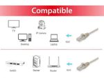 EQUIP 625414 Cat.6 U/UTP Patch Cable, 5.0m , Beige, 8.34x11.68x5000mm - imagine 3