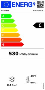 LADA FRIGORIFICA CU CAPAC GLISANT HEINNER HSF-M84WHC - imagine 2