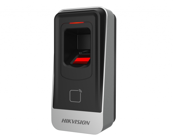 Cititor biometric si card EM 125Khz Hikvision, DS-K1201AEF; citeste carduri