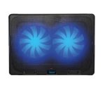 STAND LAPTOP SPACER SPNS-GAMING-2F 17", sita metal, 2x fan 14cm, - imagine 2