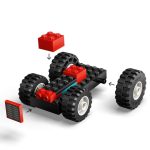 TRACTOR DE FERMA ROSU CU REMORCA SI OI, LEGO 60461 - imagine 5