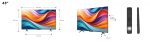Qled TV 4K 43''(109cm) TCL 43T7B (Model 2024) - imagine 2