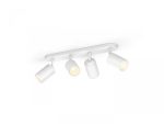 Spot LED RGB Cvadruplu Philips Hue Fugato, Bluetooth, 4xGU10, 4x5.7W - imagine 2