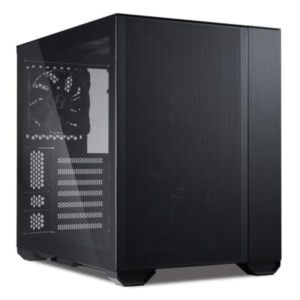 Carcasa Lian Li O11 Air Mini, RGB, Mid Tower, Black
