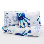 Lenjerie kingsize, bumbac,132 TC, Paros - imagine 3