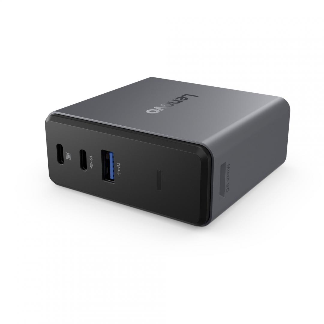 overlay_3864c2c97b38f414fcc3b239b41c8730.jpg Lenovo X9 Charging GaN Dock Prin cablu USB 3.2 Gen - imagine 1