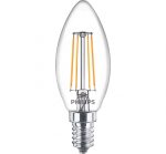 3 Becuri LED Philips Classic B35, E14, 4.3W (40W), 470