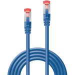 Cablu retea Lindy LY-47717, 1m Cat.6 S/FTP Network, Blue - imagine 2