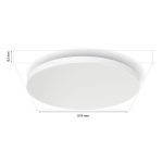 Plafoniera LED Philips Hue Datura XL, Bluetooth, 67W, 5390 lm, - imagine 2
