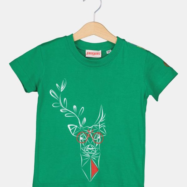 TRICOU  CERB FAMILIE COPII   K GREEN-8