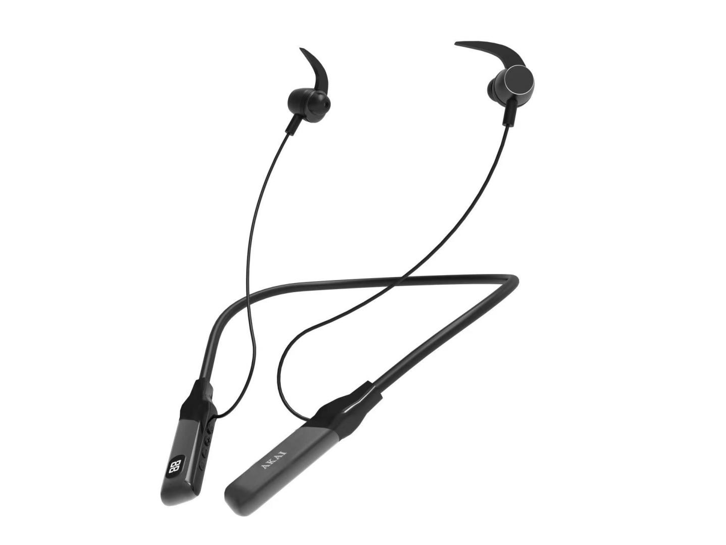 overlay_3966ed40eeb0f1ab88b81709760e3a8f.jpg Casti Akai BTN-B100 BT bluetooth 5.3, 5V, negru - imagine 1