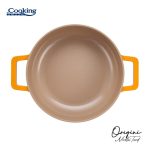 CRATITA ALUMINIU TURNAT + CAPAC 26x8 CM, 3.4L, NICOLAI TAND, - imagine 3
