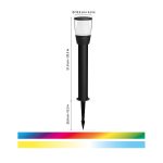 Stalp LED RGB extensie pentru iluminat exterior WiZ Connected Elpas - imagine 2
