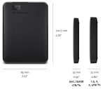 HDD Extern WD Elements Portable, 4TB, negru, USB 3.0 - imagine 2