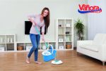 SET CURATENIE PRIMO,MOP ROT.360,ALBASTRU,VANORA HOME - imagine 4