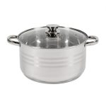 SEMIOALA INOX+CAPAC,  26x14,5 CM, 7 L, MYRA,  COOKING