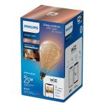 Bec LED inteligent vintage (decorativ) Philips Filament Bulb Amber PS160, - imagine 2