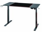 Birou gaming electric Serioux Elysium LED RGB 1400x600x730mm, reglare electrica - imagine 2