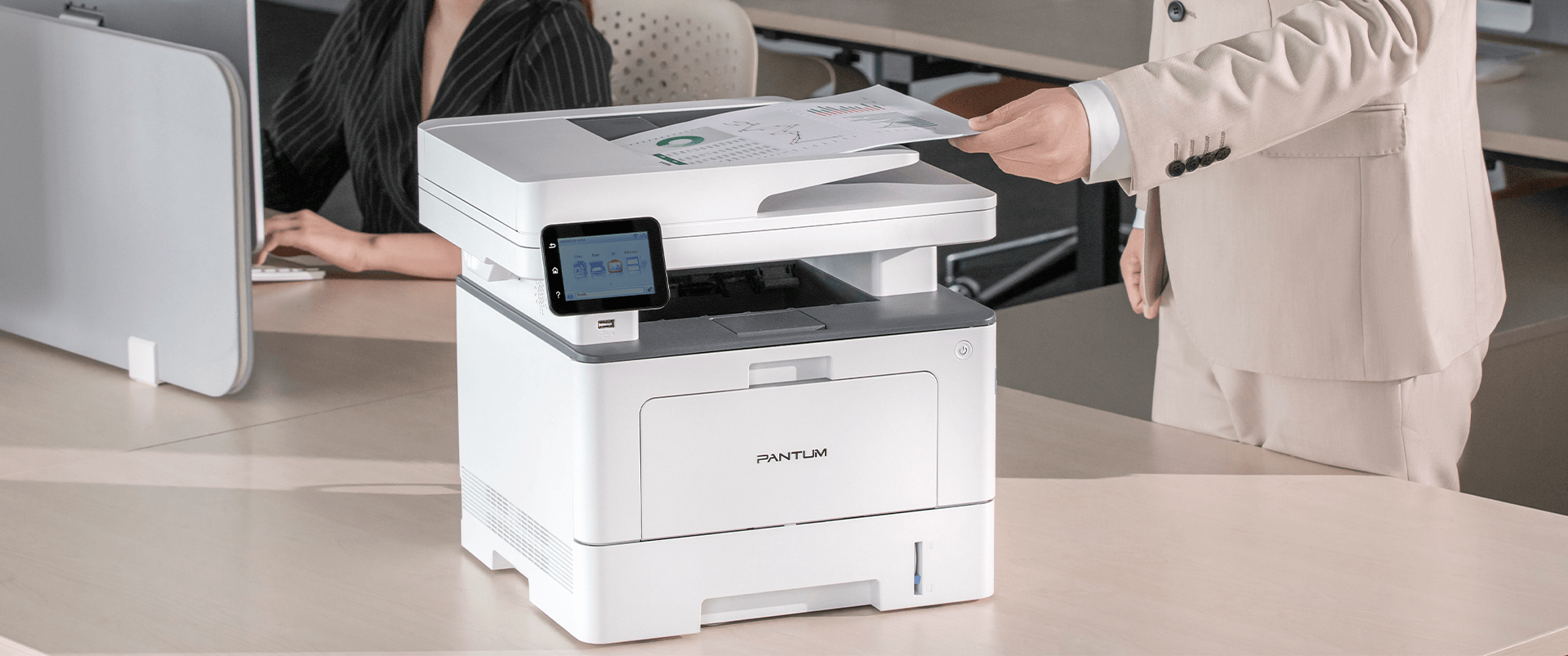 overlay_3c1f2a6b13547b1b2b749bbe250c1bc1.png Multifunctional PANTUM BM5220ADW MONO, Dimensiune A4, Functi: Printare, Scanare, Copiere, - imagine 1
