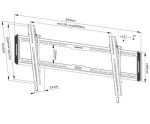 Suport perete Neomounts WL35-550BL18; pentru display-uri cu diagonale 43"-86", sistem - imagine 4