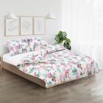 Set de pat king size bumbac,144TC,Sakura - imagine 3