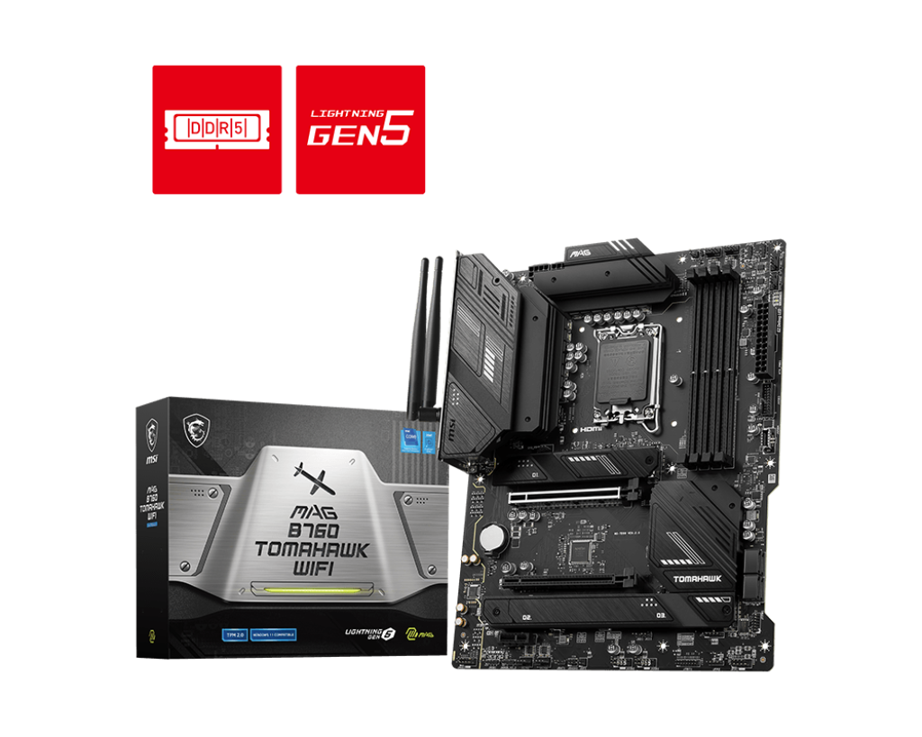 overlay_3c9292ffc7e6b9a8fdc9eafbbb6be9db.png Placa de baza MSI MAG B760 TOMAHAWK WIFI, Socket 1700, - imagine 1